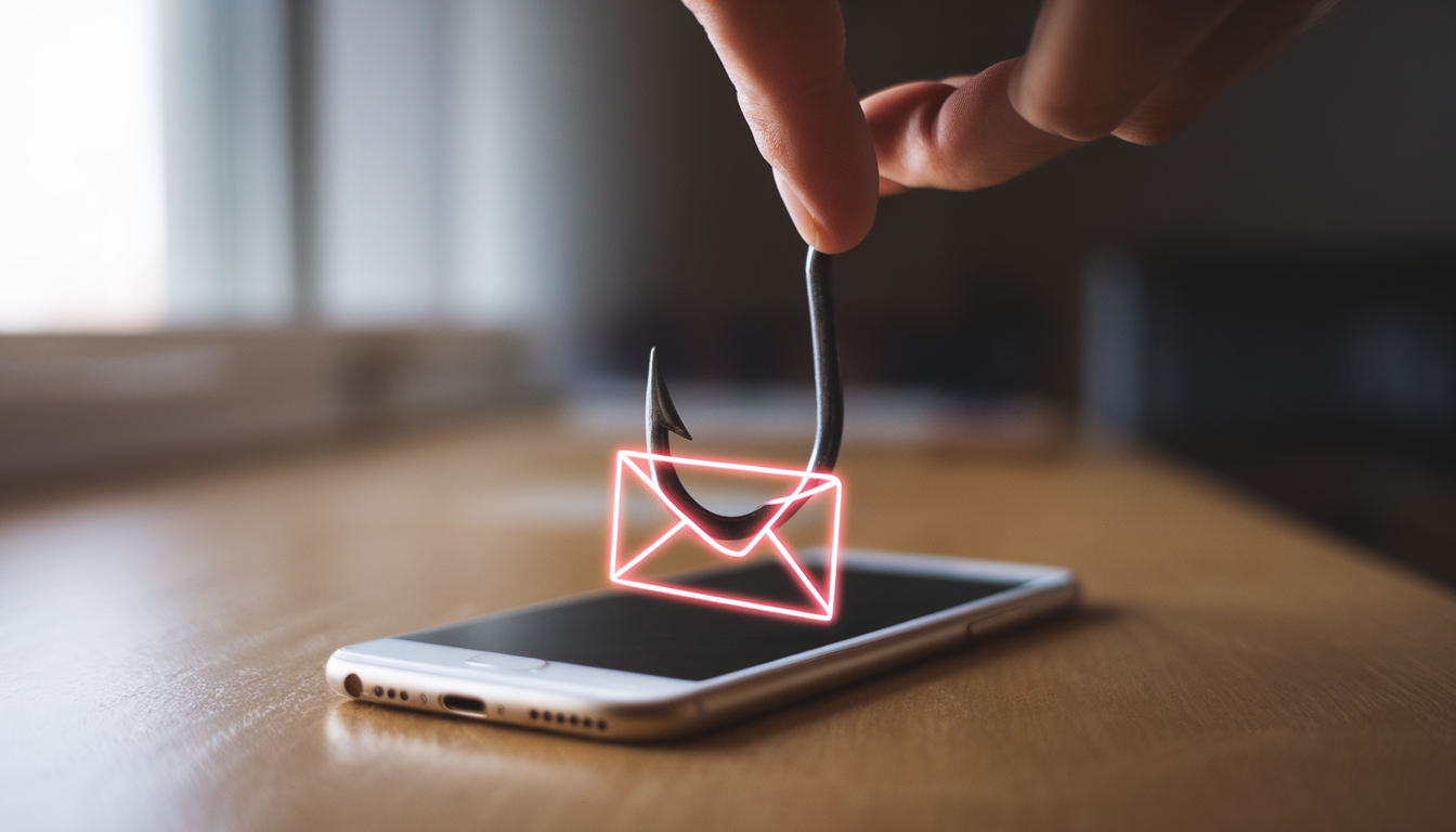 Illustration représentant les menaces modernes en cybersécurité avec des symboles de virus, de piratage et de pare-feu