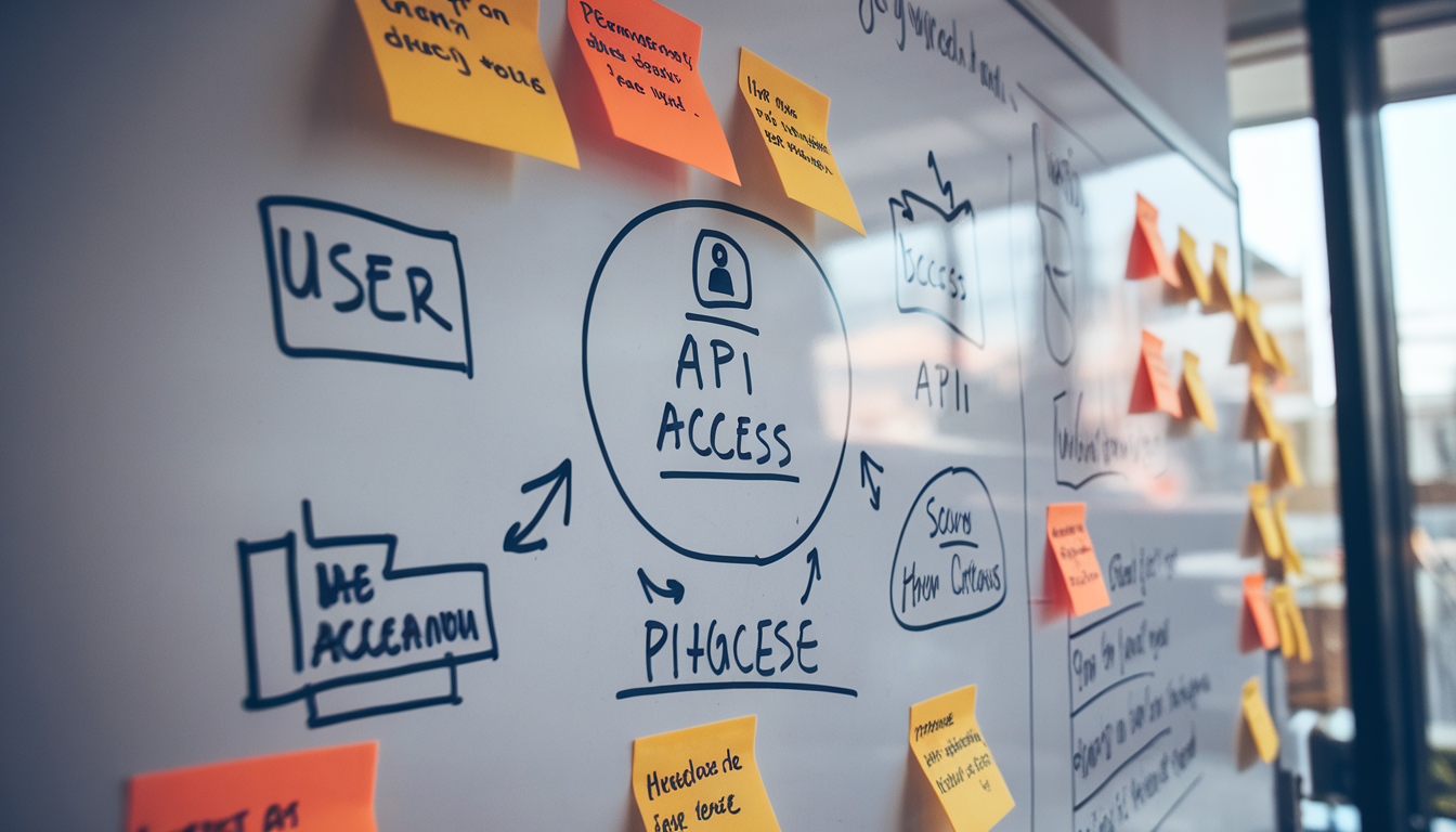 Illustration représentant la protection des données dans une application no-code ou low-code