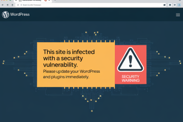 Illustration représentant la vulnérabilité des sites WordPress