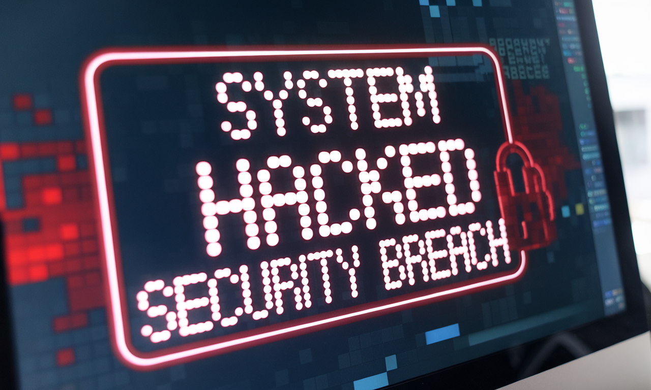 Illustration des menaces modernes en cybersécurité avec des icônes de virus, hackers et pare-feu