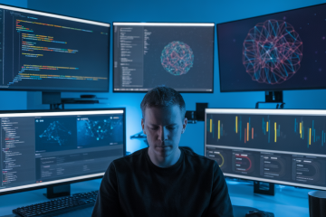 Graphique illustrant le processus d'implémentation de l'intelligence artificielle dans une entreprise