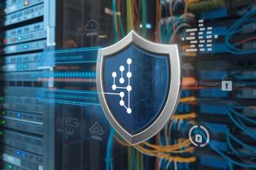 Illustration représentant la sécurisation des webhooks avec des cadenas et des connexions réseau